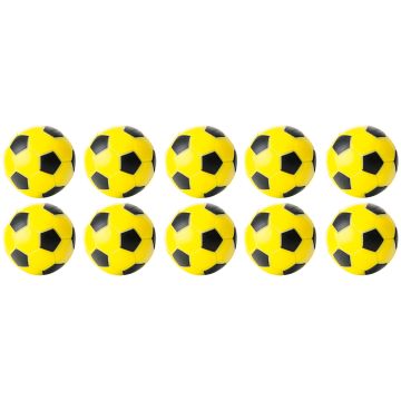 Table Soccer Foosballs, Colorful, Set of 10