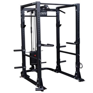 Body-Solid® GPR-400 Power Rack with Lat Pulldown & Row Attachment GLA-400