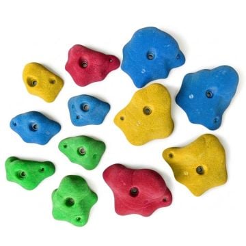 Climbing Holds All-In-One, 12 pieces