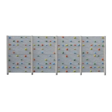 Kübler Sport® climbing wall with slate panel structure, freestanding