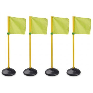 Kübler Sport® Grenzstangen 4er-Set MINI für Kunstrasen