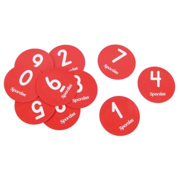 Spordas® Floor Marking Numbers, Set of 10