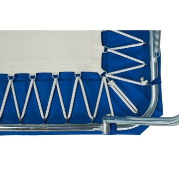 Braided rubber cable for mini trampolines