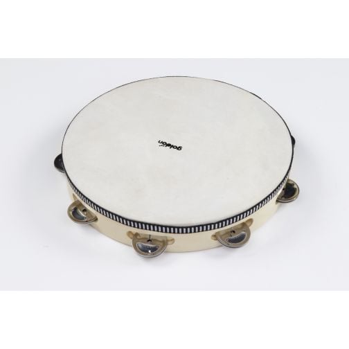 goldon® Jingle Tambourine with Natural Skin