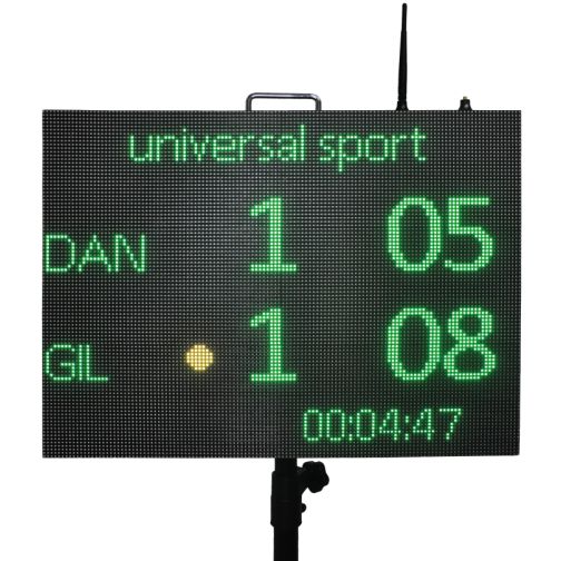 Display device SCORLI including tripod
