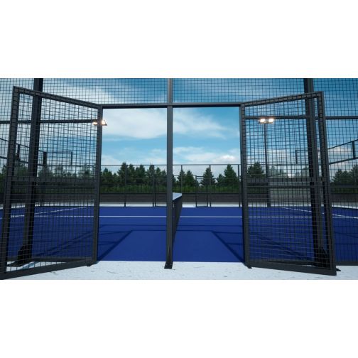 Additional cost for swing doors Padel Courts