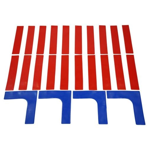 Kübler Sport® Floor Marking Set Lines and Corners, Set of 24