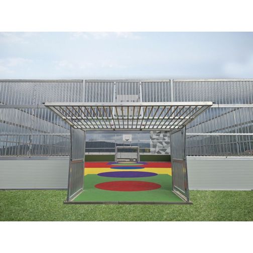 Additional Soccer Court ARENA PRO PLUS: Entrance in goal back wall