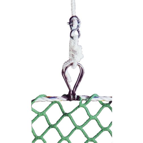 Pull-up device for safety nets
