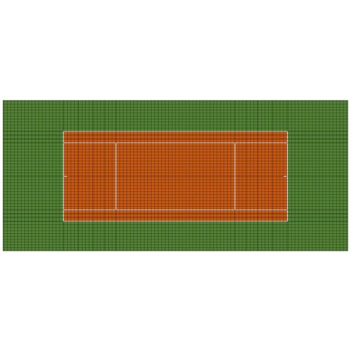 Bergo® sports flooring for tennis courts