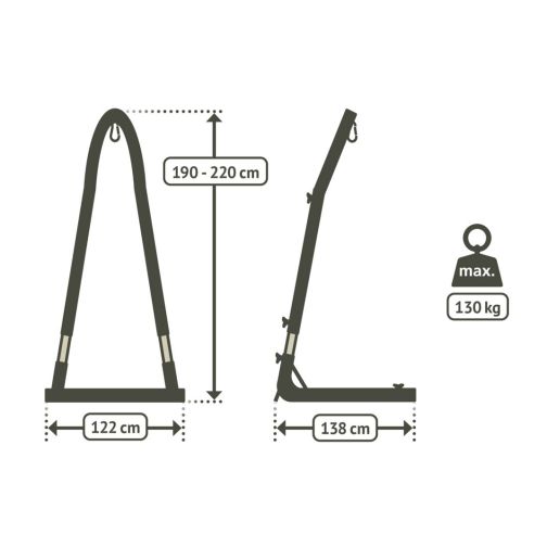 LA SIESTA® Amura Stand for Hanging Chairs