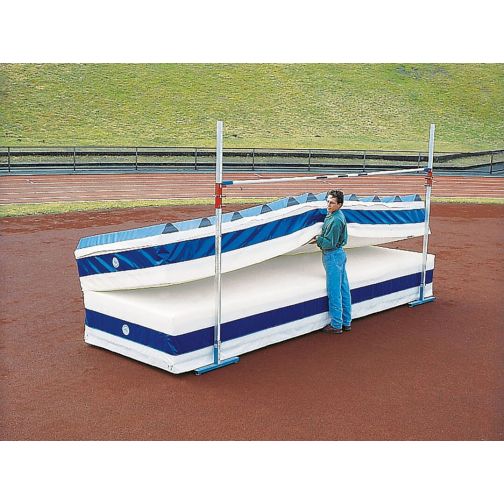 Foldable high jump system