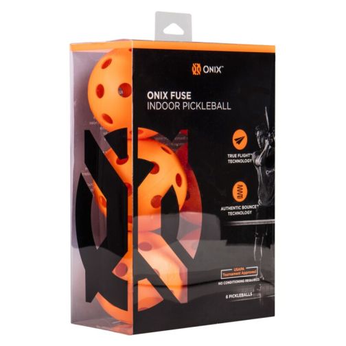 ONIX® Pickleball Fuse Indoor Orange 3-Pack