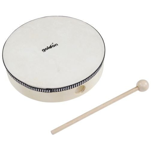 goldon® Tambourine with natural skin