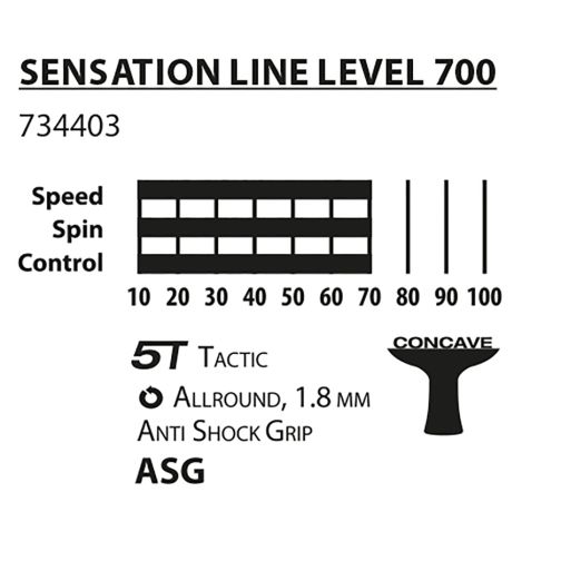 Donic-Schildkröt® Table Tennis Racket Sensation 700