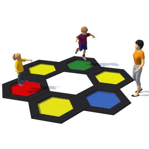 Inter-Play® Hexo 6 Trampoline