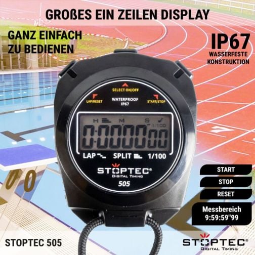 STOPTEC® Stoppuhr 505