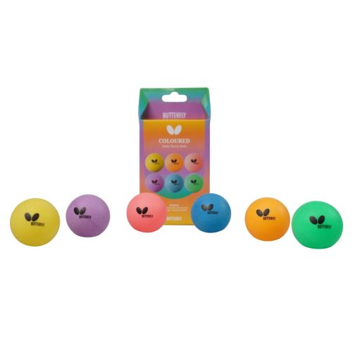 Butterfly® Table Tennis Balls Coloured Balls