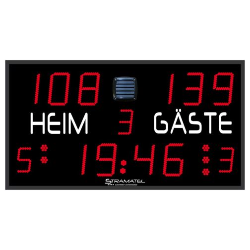 Stramatel® Multi-Sport Eco Outdoor Scoreboard, a Module