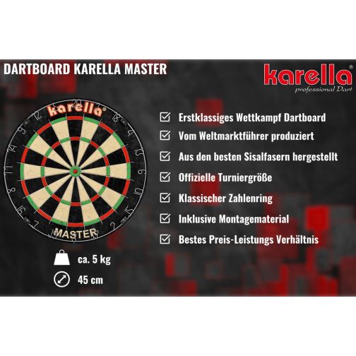 Karella® Dartboard Master