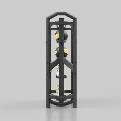 UpForm® Kettlebell and Ball Rack UF-012