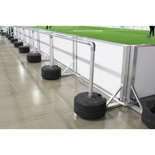 Add-on Free-standing Indoor Rink Boards PREMIUM: Handrail