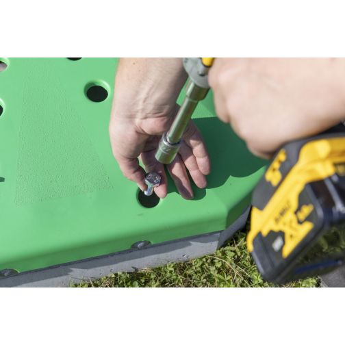 Concrete foundation for Eurotramp® BounceCloud