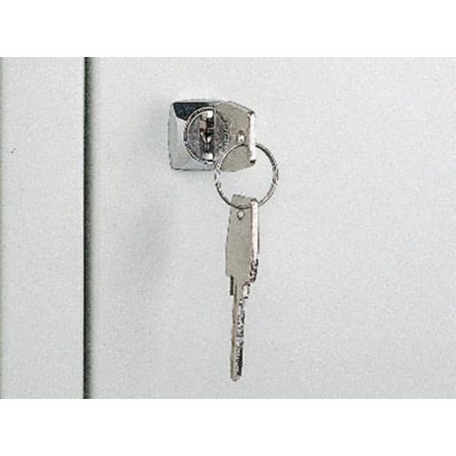Replacement key for equipment cabinet