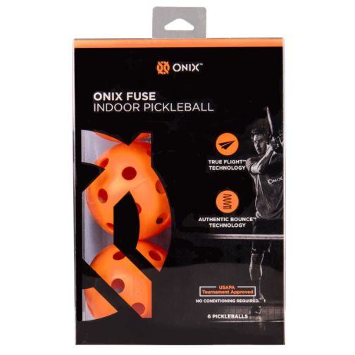 ONIX® Pickleball Fuse Indoor Orange 3-Pack