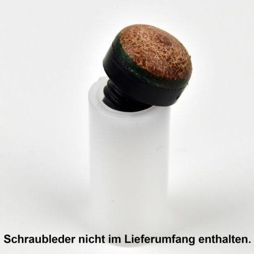 Ferrule for Ø 12 mm screw-on leather 10-piece set