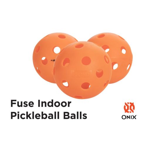 ONIX® Pickleball Fuse Indoor Orange 3-Pack