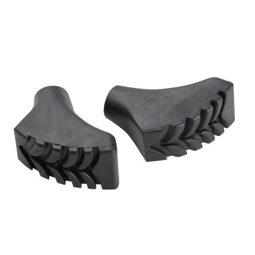 Rubber buffers for telescopic Nordic walking poles