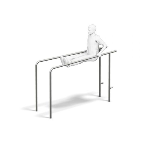 4FCIRCLE® Station Dips Bars 2-fold