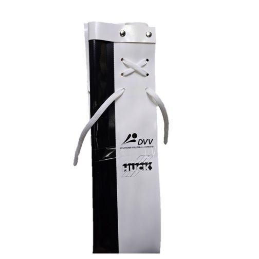 Carry bags for volleyball antennas, with cords.