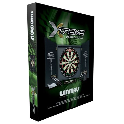 WINMAU® Dartboard Set XTREME including Cabinet