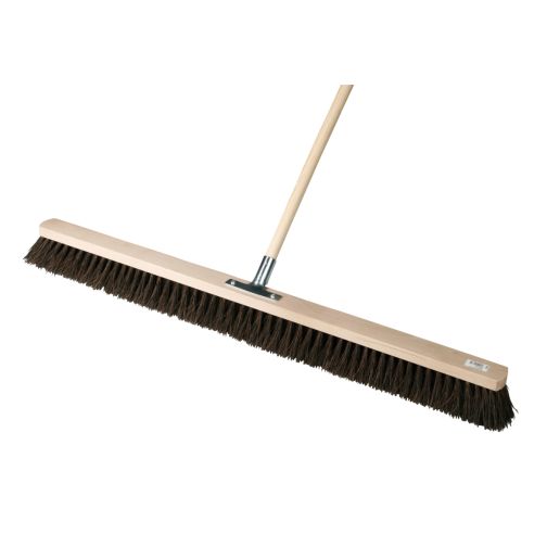 Running track broom