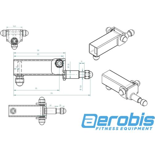 aerobis® Rail Adapter for revvll® Rope Trainer