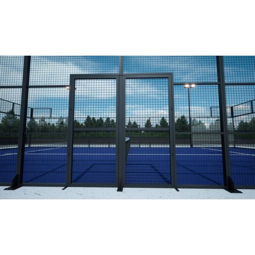 Additional cost for swing doors Padel Courts