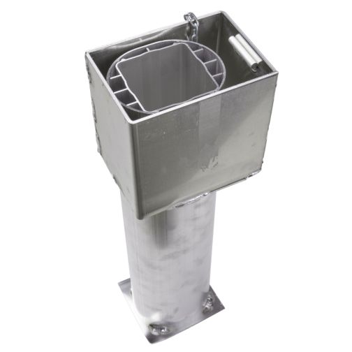 Combination ground sleeve with lid