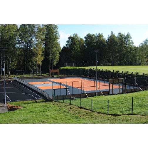 Bergo® sports flooring for tennis courts