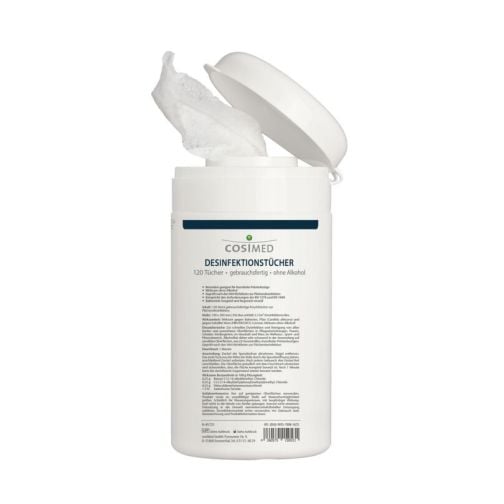 cosiMed® Disinfectant Wipes in Dispenser Can, 120 Pieces