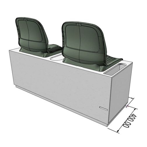 2-Seater Padel Bench