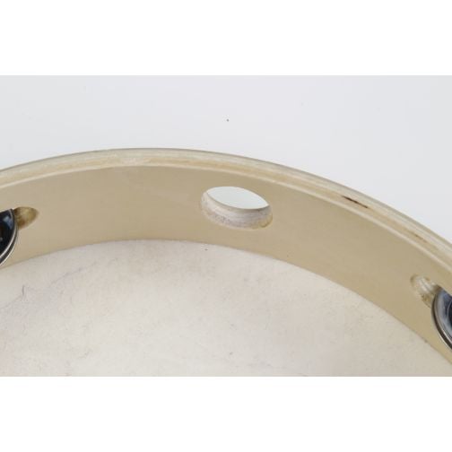 goldon® Jingle Tambourine with Natural Skin