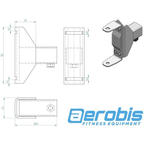 aerobis® Rail Adapter for Kinetic Trainer