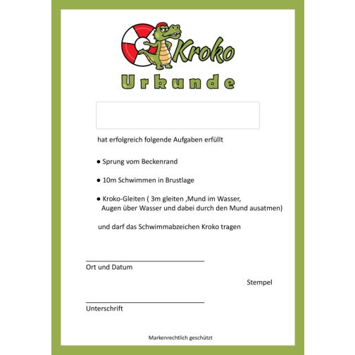 Certificate Croco
