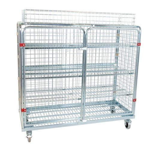 Shelf trolley with basket attachment ADB 1200