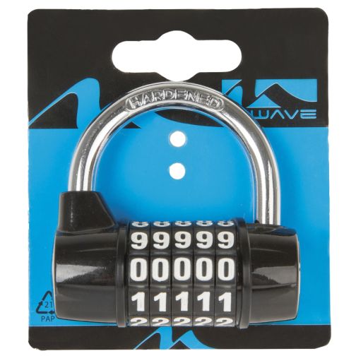 Combination Lock with Number Wheels