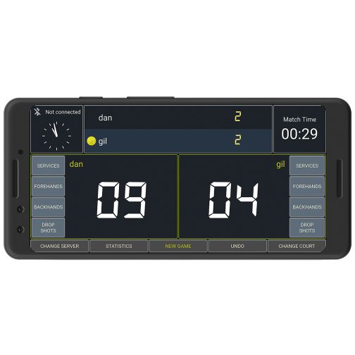 Display device SCORLI including tripod