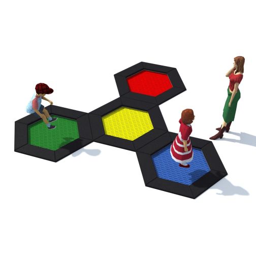 Inter-Play® Hexo 4 Trampoline