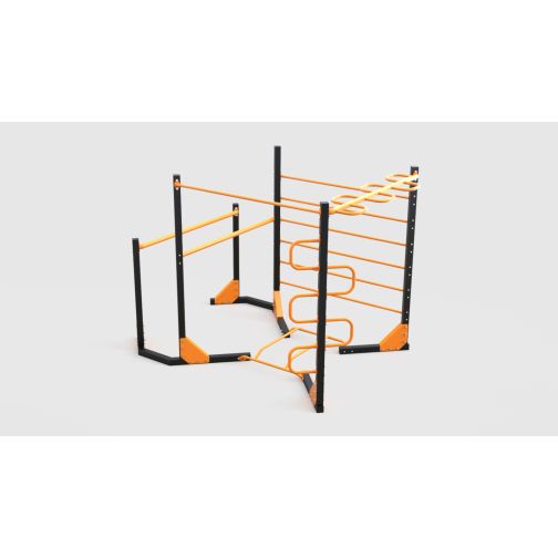 Street Workout Station CUBE 003, freestanding